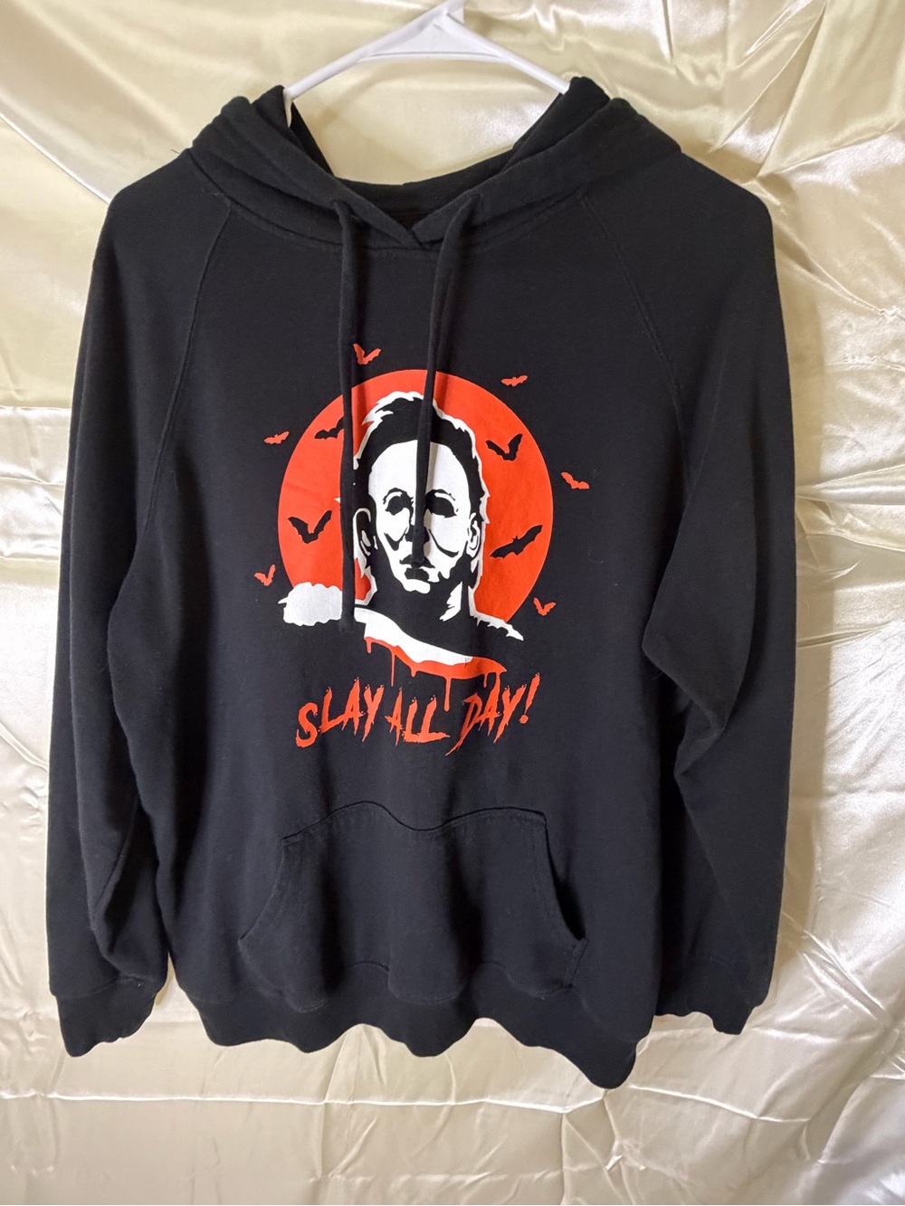 Torrid Halloween Michael Myers Slay All Day Hoodie Black Size 0 L Horror 2023